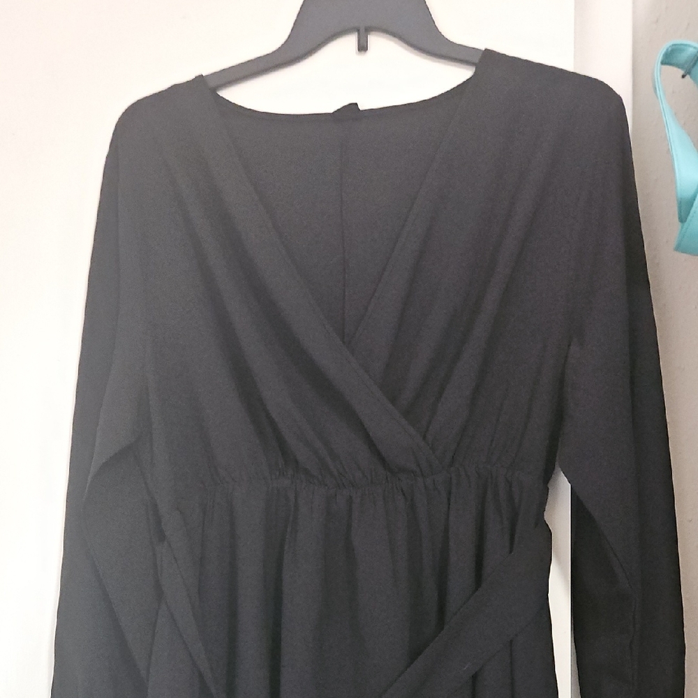 Elegant Black Dress Plus Size
